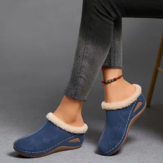 Damen-Mokassins mit Fleecefutter EB EB
