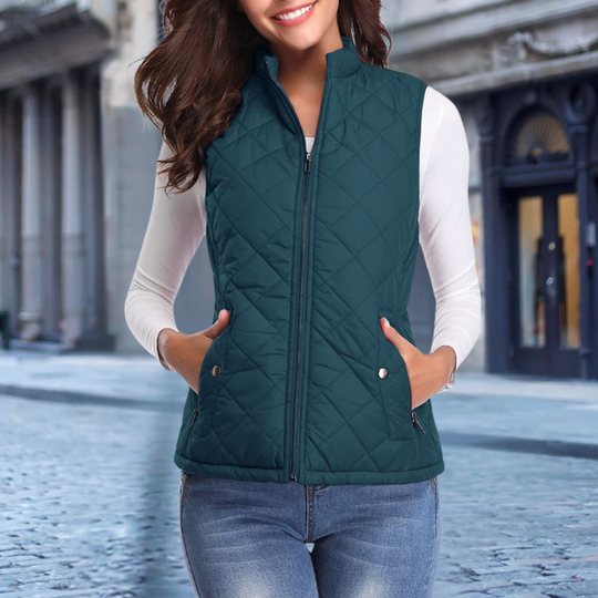 EB | Elegante Steppjacke mit Zipper für Damen