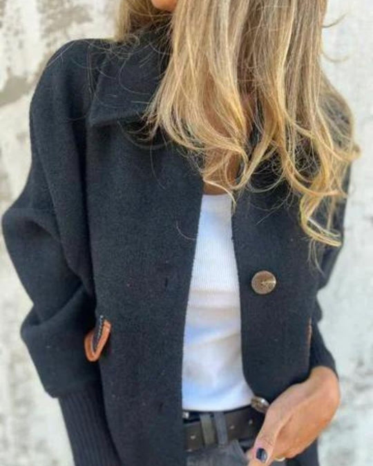 EB | Lässige Revers Einreiher Jacke