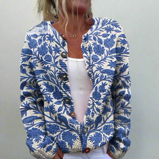 EB | Blumenmusterjacke mit Frischem Look