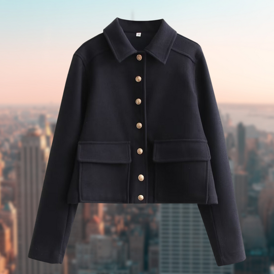 EB | Damen Wolljacke Im Lässigen Look für Den Herbst