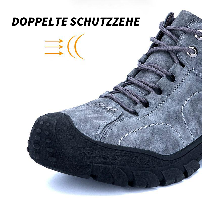 Warme und hohe Arbeitssicherheitsstiefel aus Winter Kaschmir und Stahlkappe EB