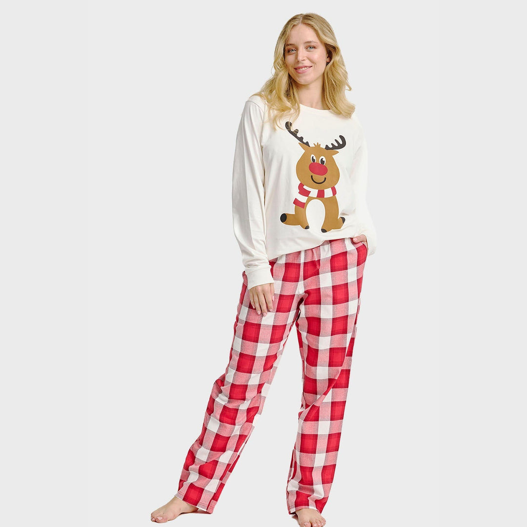 EB | Flanell Weihnachten Hose Damen