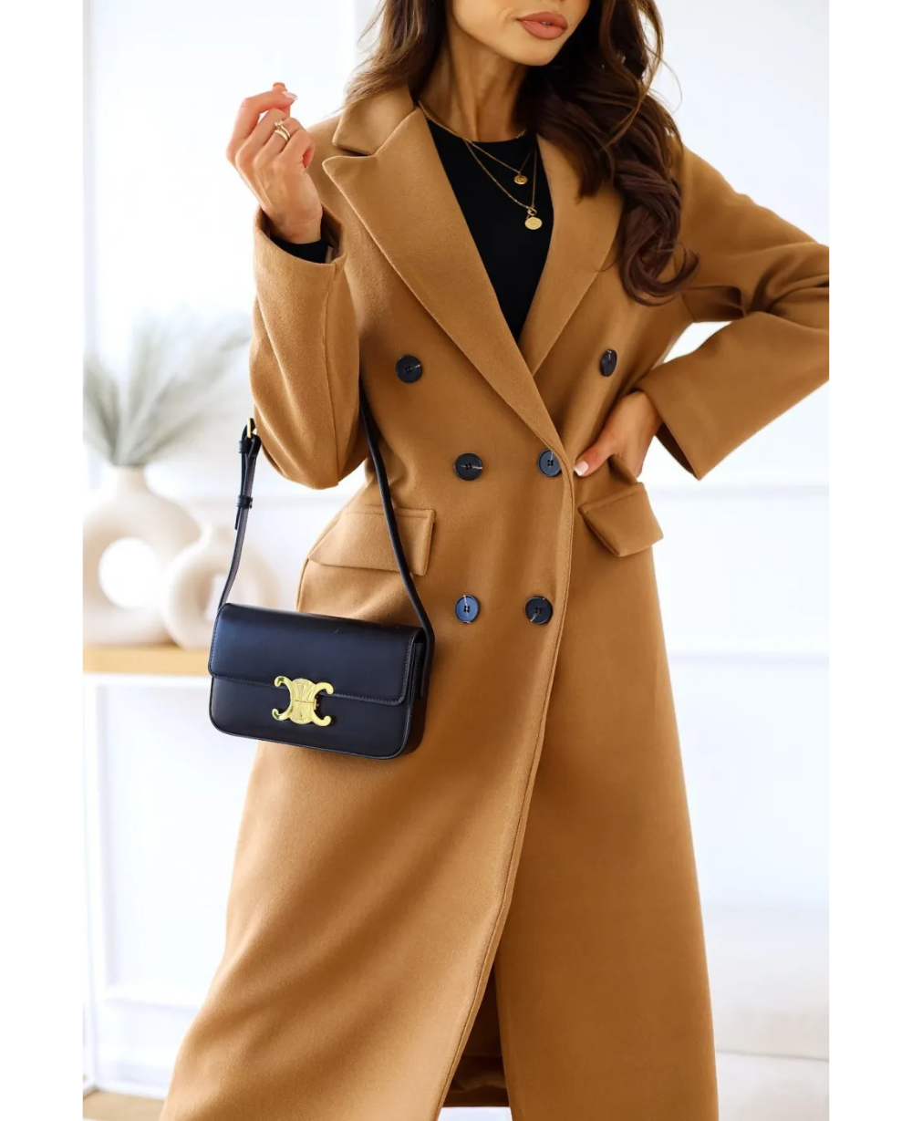 EB | Lange Elegante Taillierte Trenchcoat Für Damen | Perfekt Für Herbst Und Winter