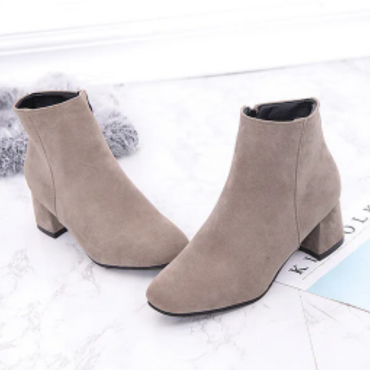 EB | Moderne Wild Ankle Boots mit Bequemem Absatz Damen Ankle Boots