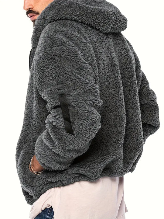 EB Teddyjacke mit Reißverschluss für Männer