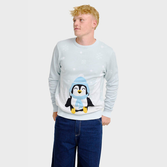 EB | Der süße Pinguin Weihnachten Pullover Herren