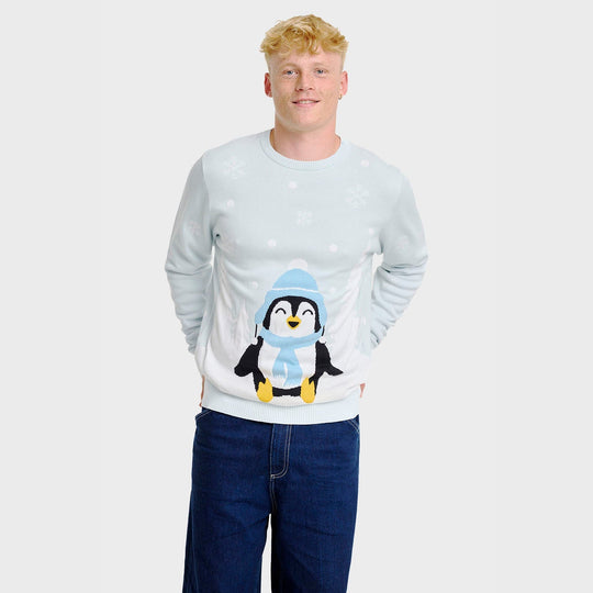 EB | Der süße Pinguin Weihnachten Pullover Herren