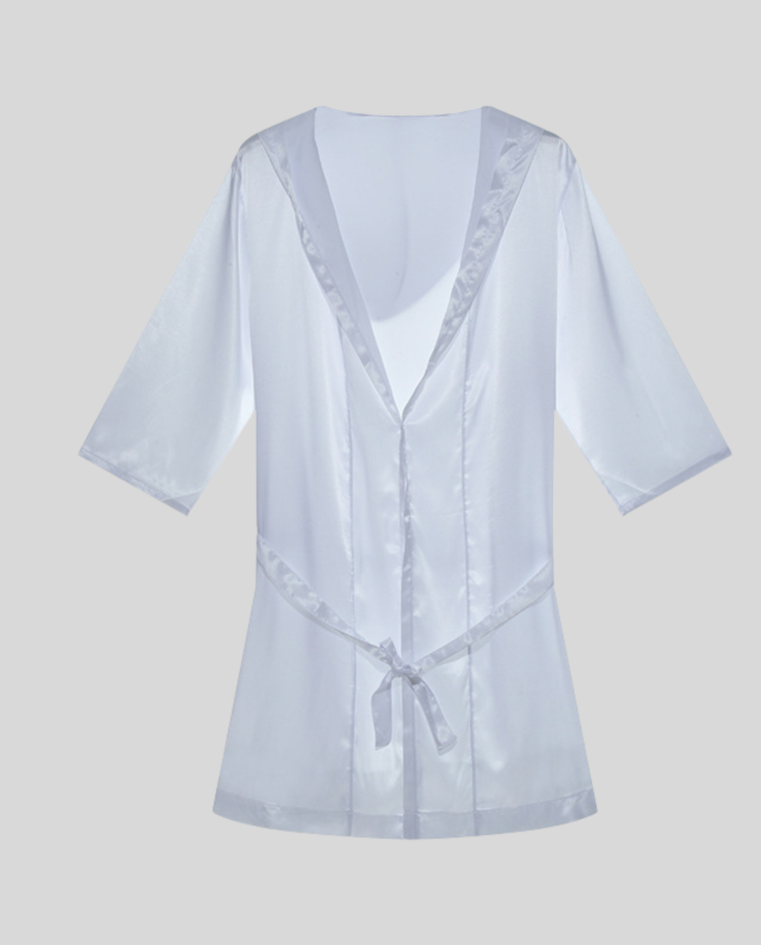 Herren Satin Bademantel EB