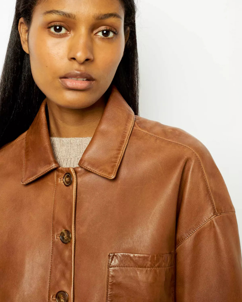 EB | Boxy Lederjacke