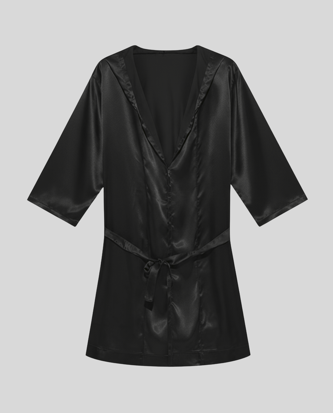 Herren Satin Bademantel EB