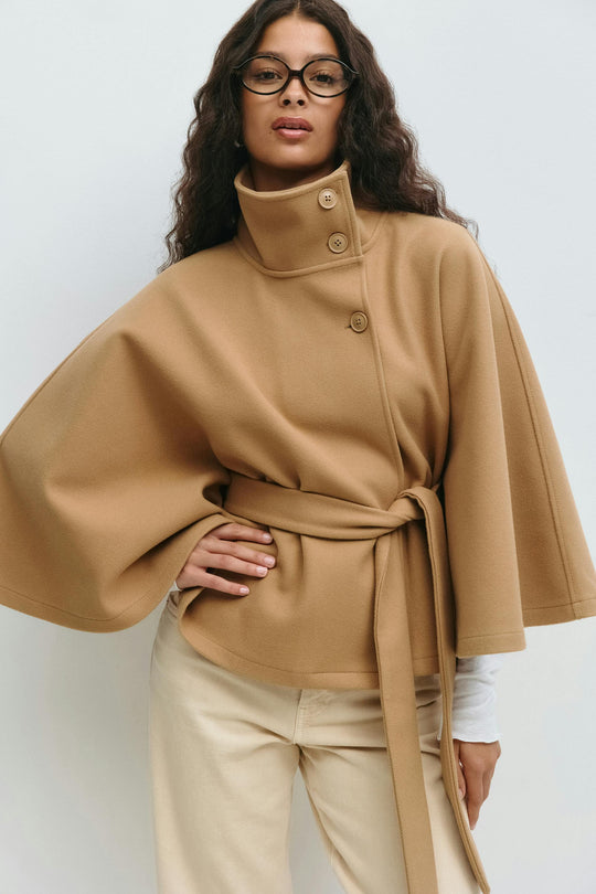 EB | Übergröße Damen Manteljacke mit Gürtel