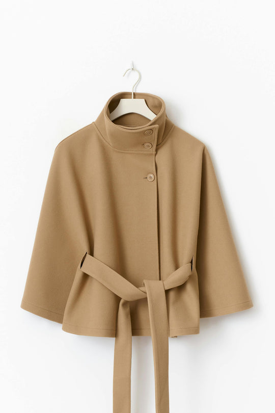 EB | Übergröße Damen Manteljacke mit Gürtel