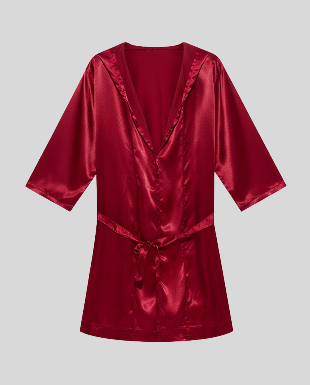 Herren Satin Bademantel EB