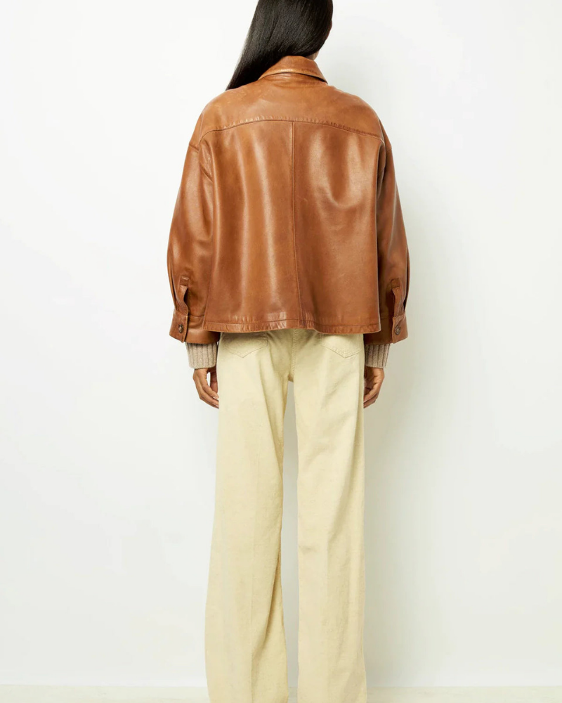 EB | Boxy Lederjacke