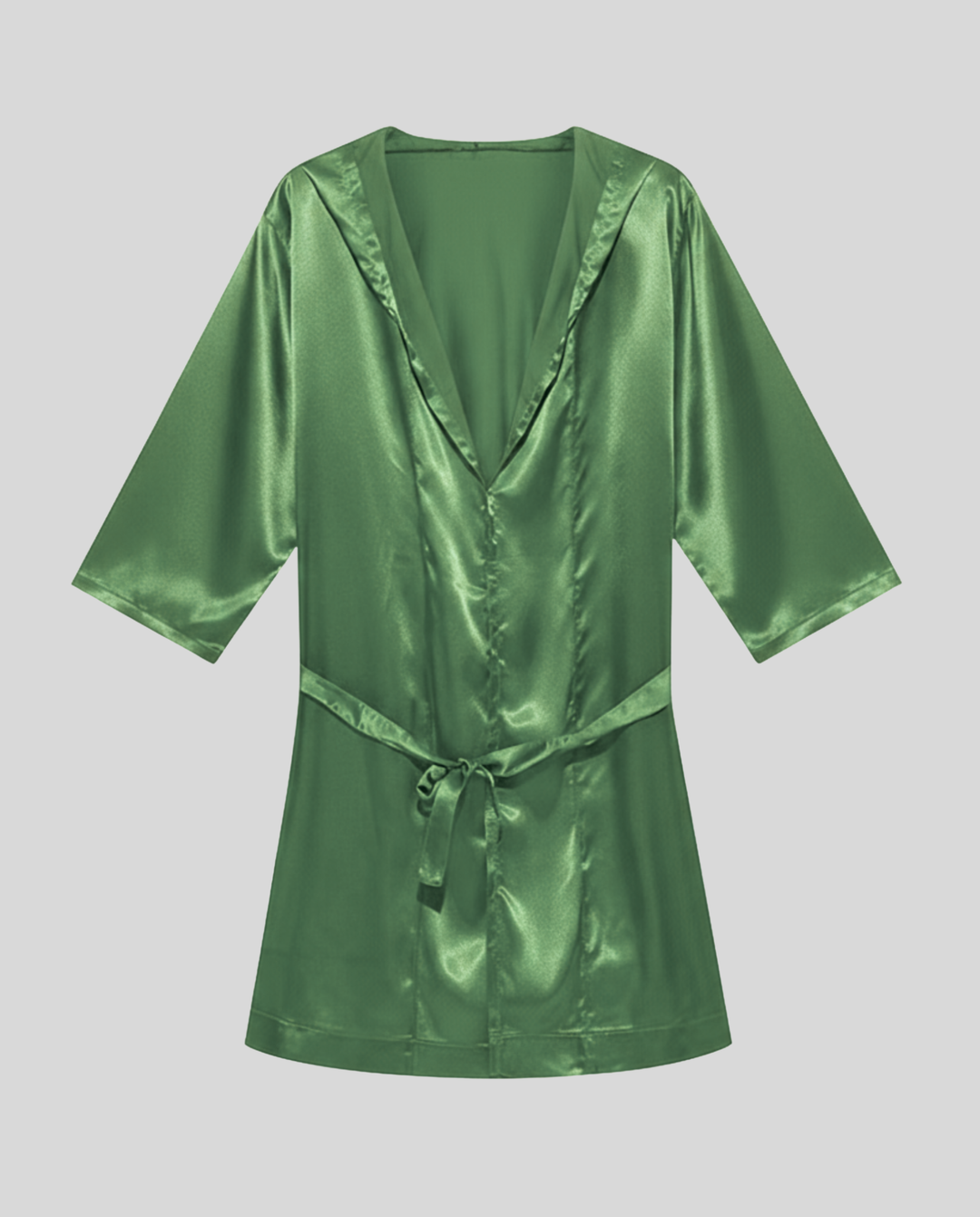 Herren Satin Bademantel EB