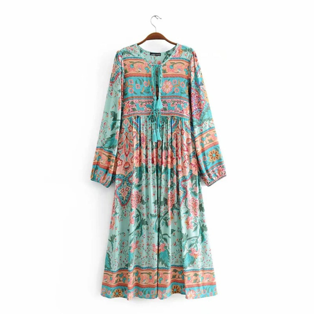 EB | Kleid mit böhmischem Print