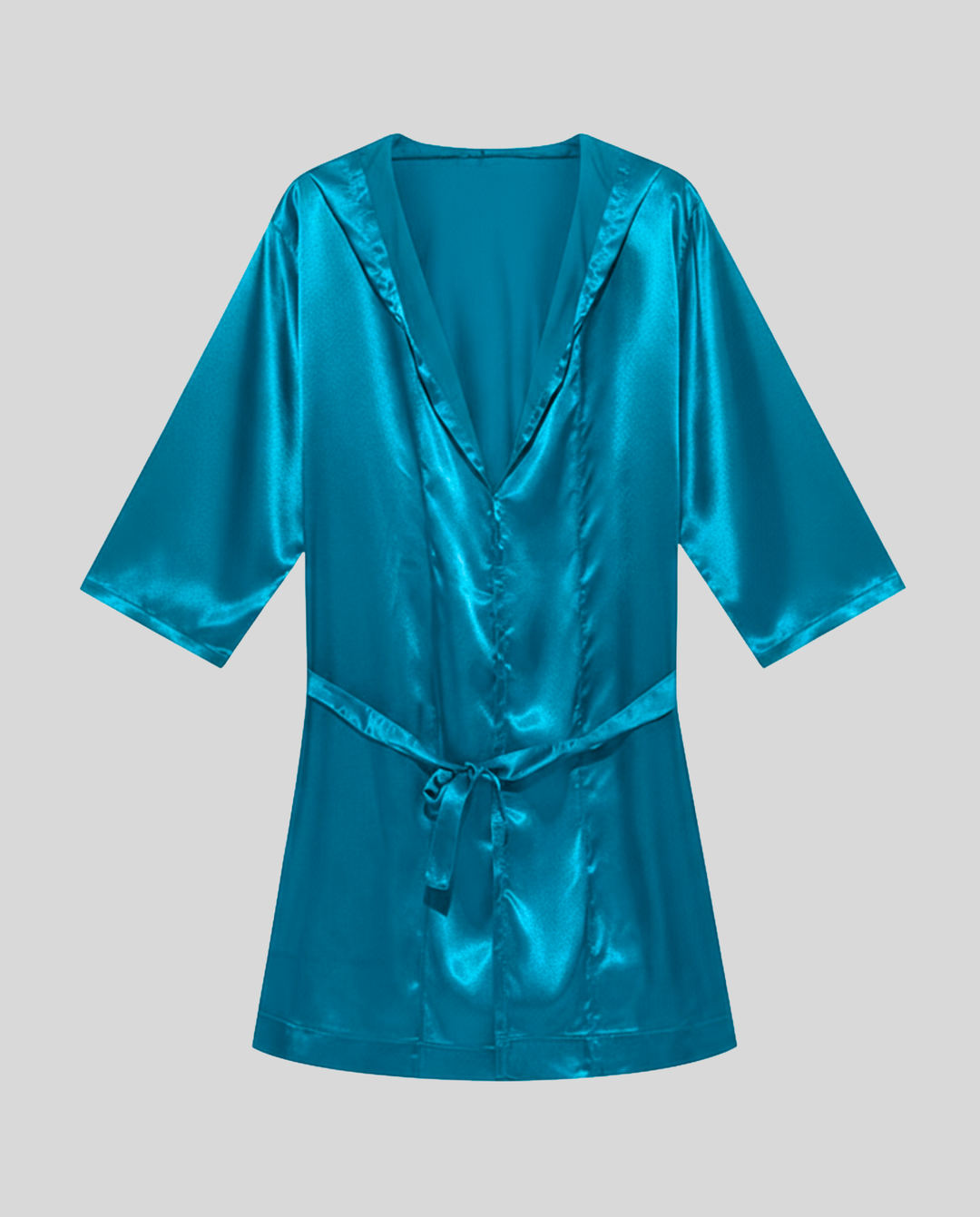 Herren Satin Bademantel EB