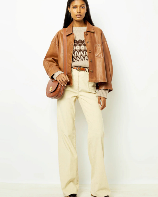 EB | Boxy Lederjacke