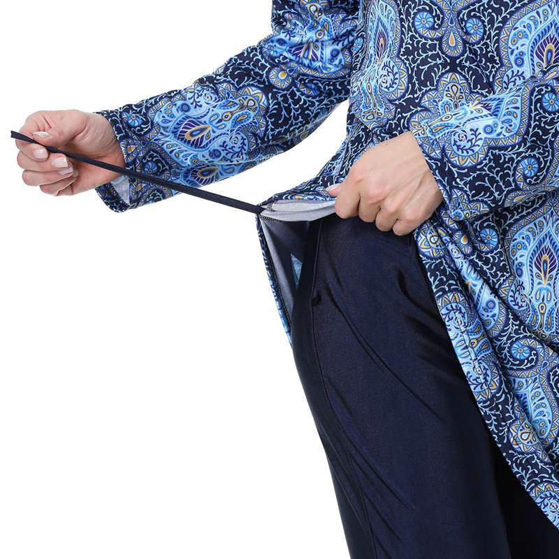 EB | 3Xl 8Xl Gedruckte Halal Arabische Frauen Badebekleidung Badeanzug Burkinis
