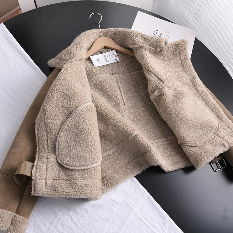 EB | Wildleder Winterjacke - Warm & Stilvoll