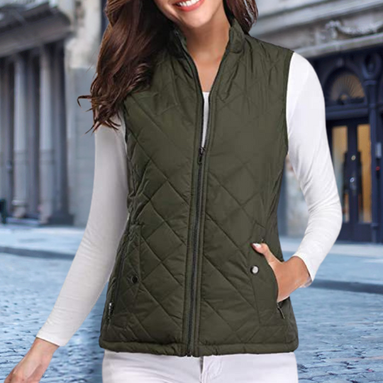 EB | Elegante Steppjacke mit Zipper für Damen