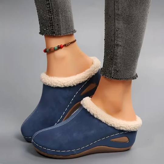 Damen-Mokassins mit Fleecefutter EB EB