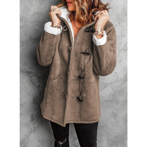 EB | Damen Warme Kapuze Jacke - Winter