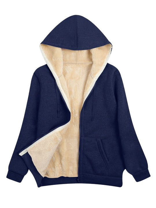 EB | Bequeme Damen Zip up Jacke