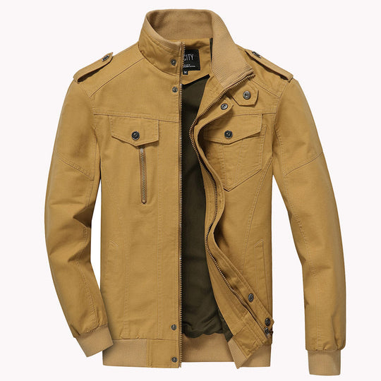 EB | Herrenjacke Baumwolle Militär Casual