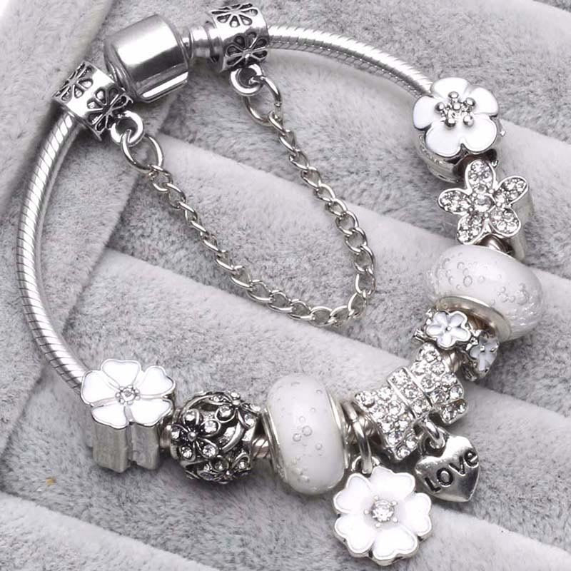 EB | Pfirsichblüten Charme Armband
