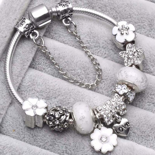 EB | Pfirsichblüten Charme Armband