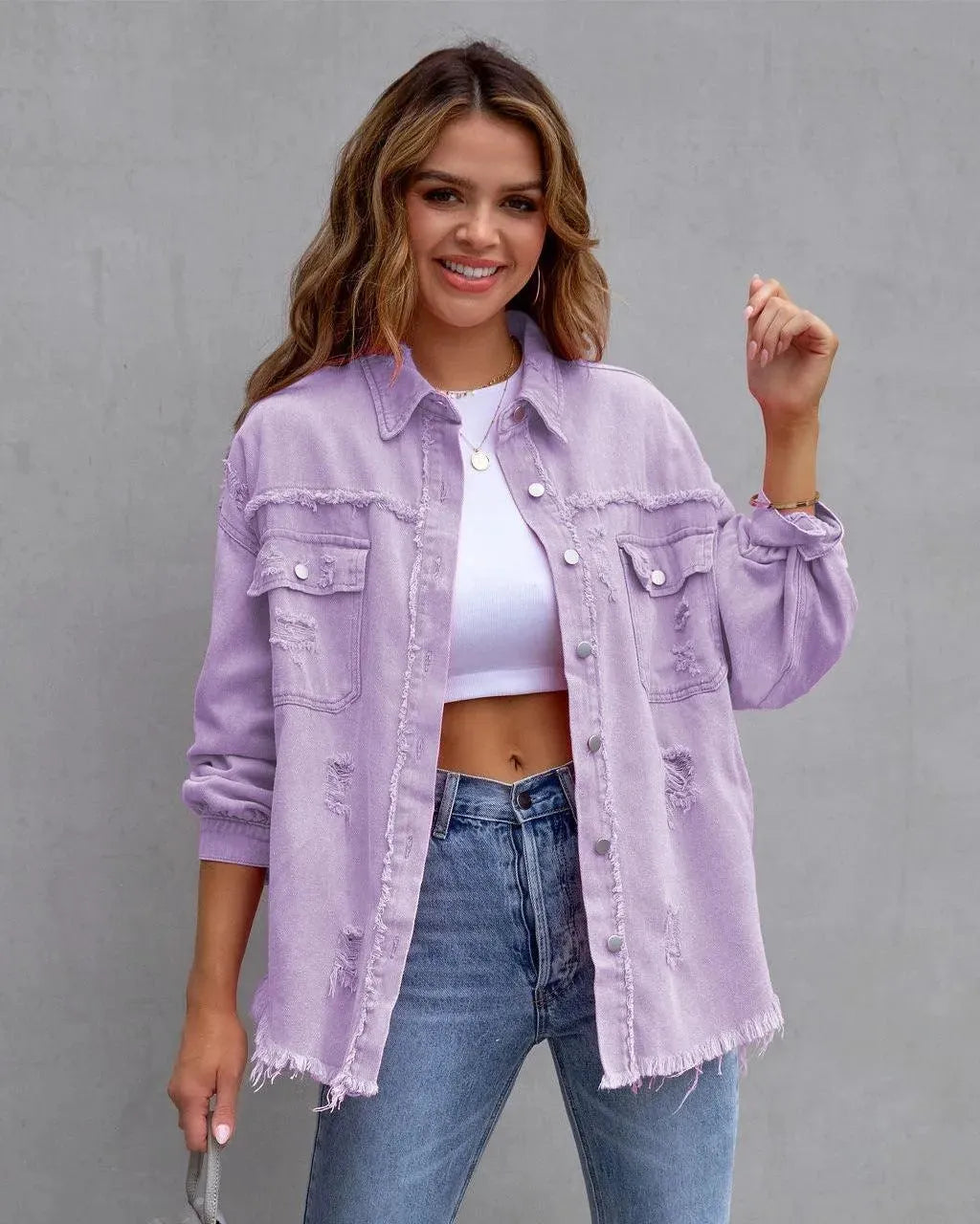 EB | Damenbluse Aus Denim