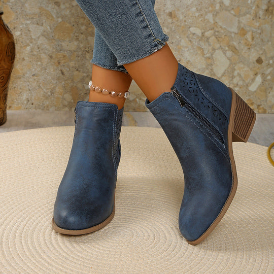 Damen-Stiefeletten aus Leder, orthopädisch & komfortabel EB EB