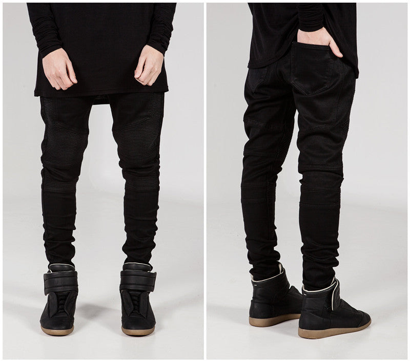 Herren Skinny Jeans mit strukturiertem Design und modischen Akzenten EB