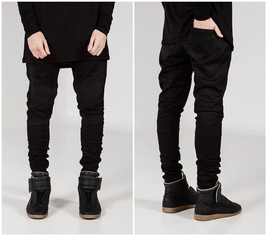 Herren Skinny Jeans mit strukturiertem Design und modischen Akzenten EB