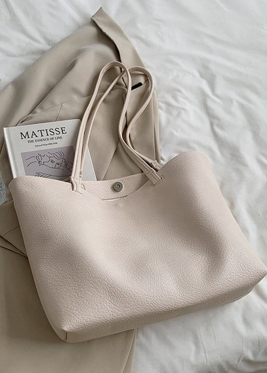 EB | Geräumige Damen Schultertasche Aus Weichem Leder