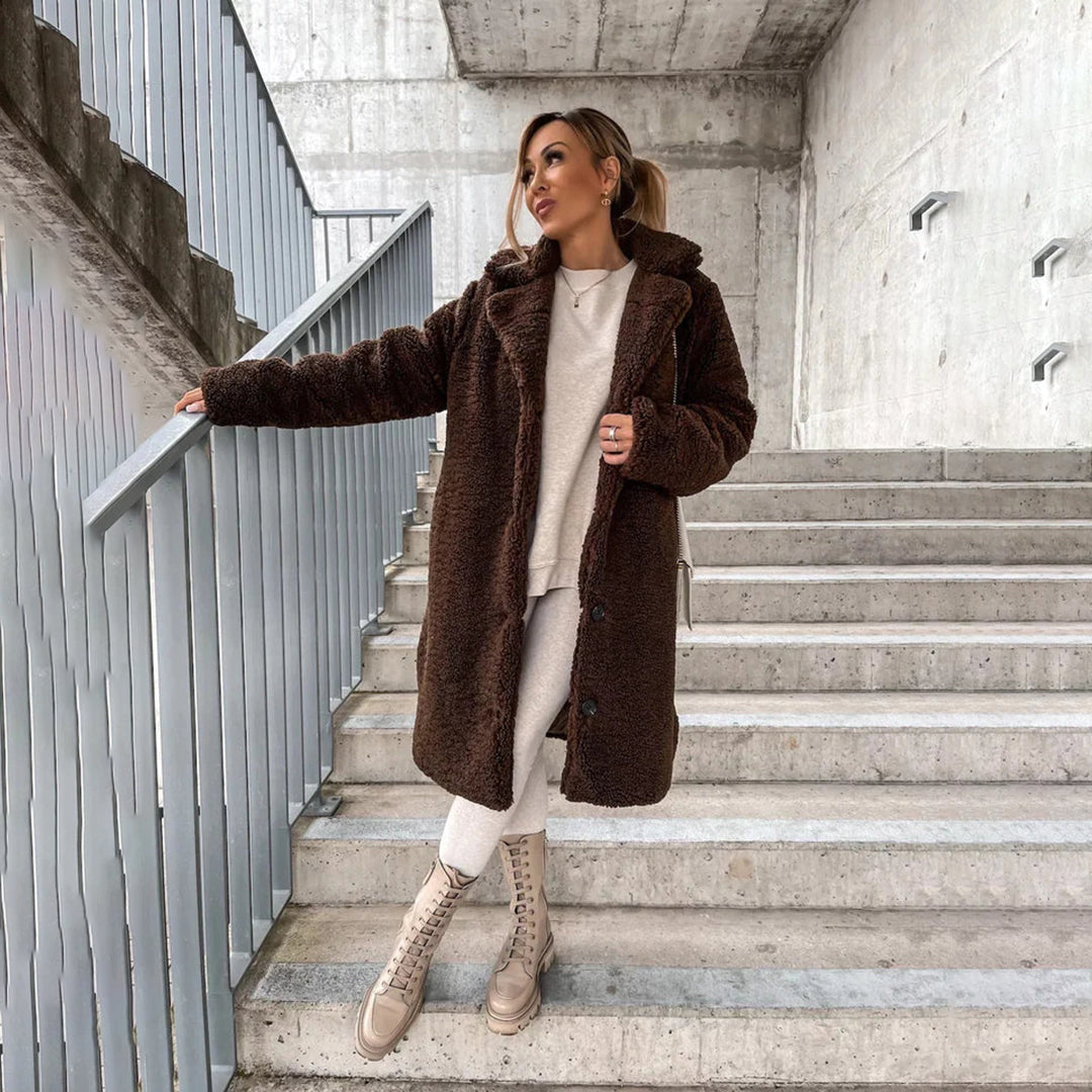 EB | Damen Winter Lange Mantel - Langarm