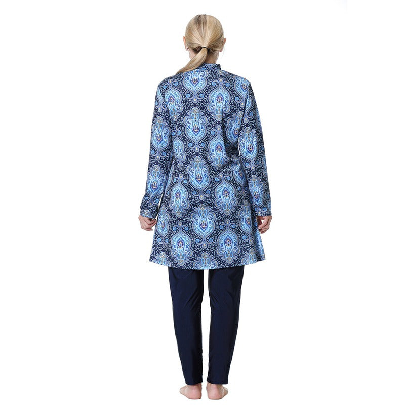 EB | 3Xl 8Xl Gedruckte Halal Arabische Frauen Badebekleidung Badeanzug Burkinis