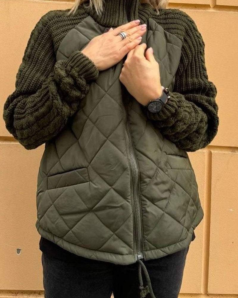 EB | Freizeit Strickjacke mit Reißverschluss