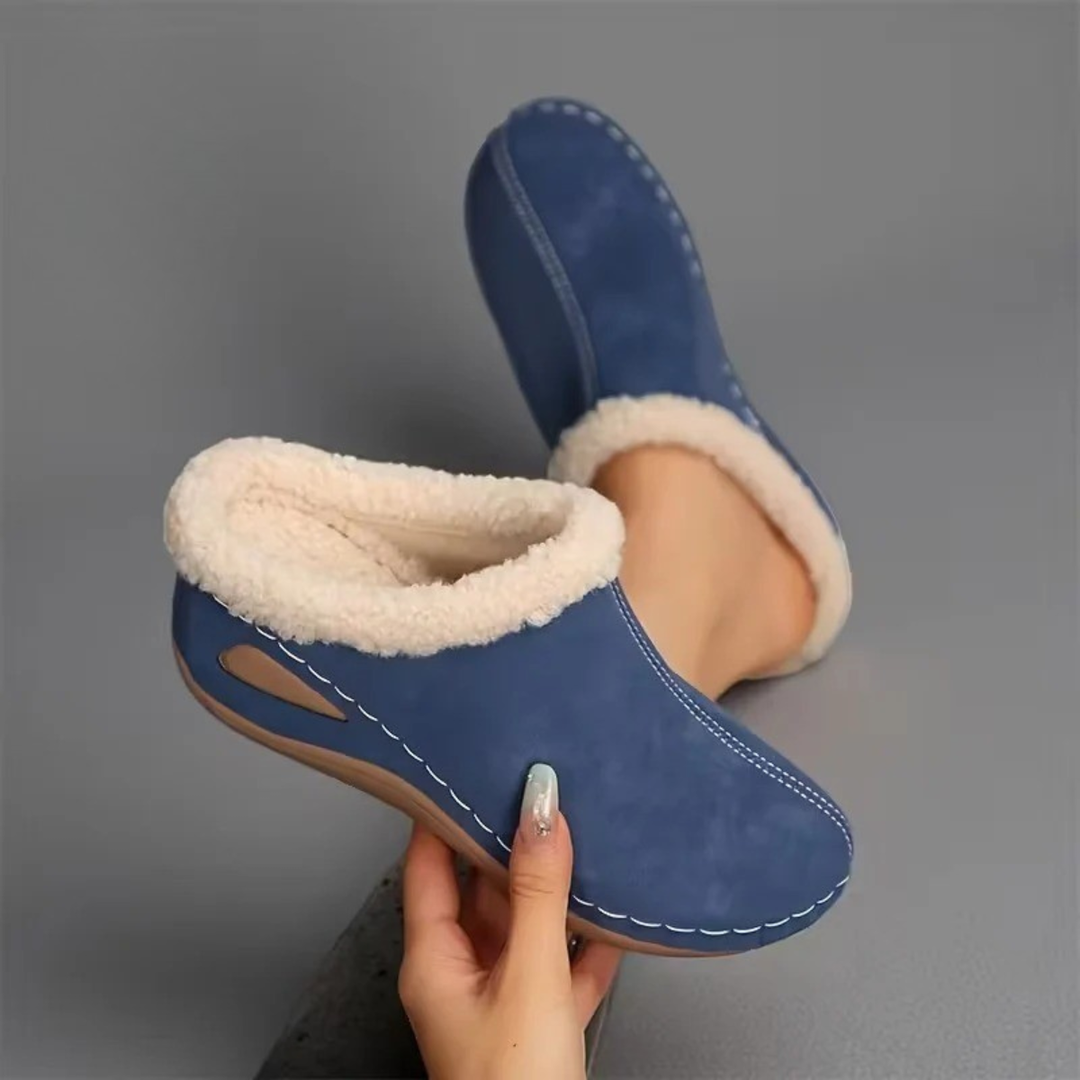 Damen-Mokassins mit Fleecefutter EB EB