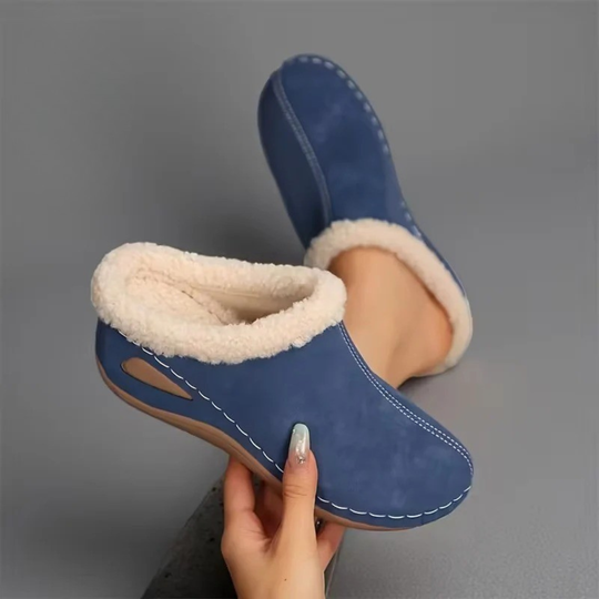 Damen-Mokassins mit Fleecefutter EB EB