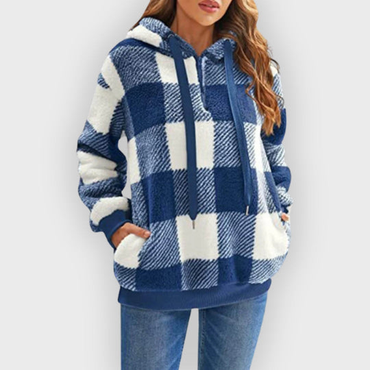 EB | Kariertes Kapuzenpullover