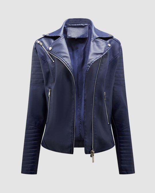 Elegante Kunstlederjacke Damen | EB