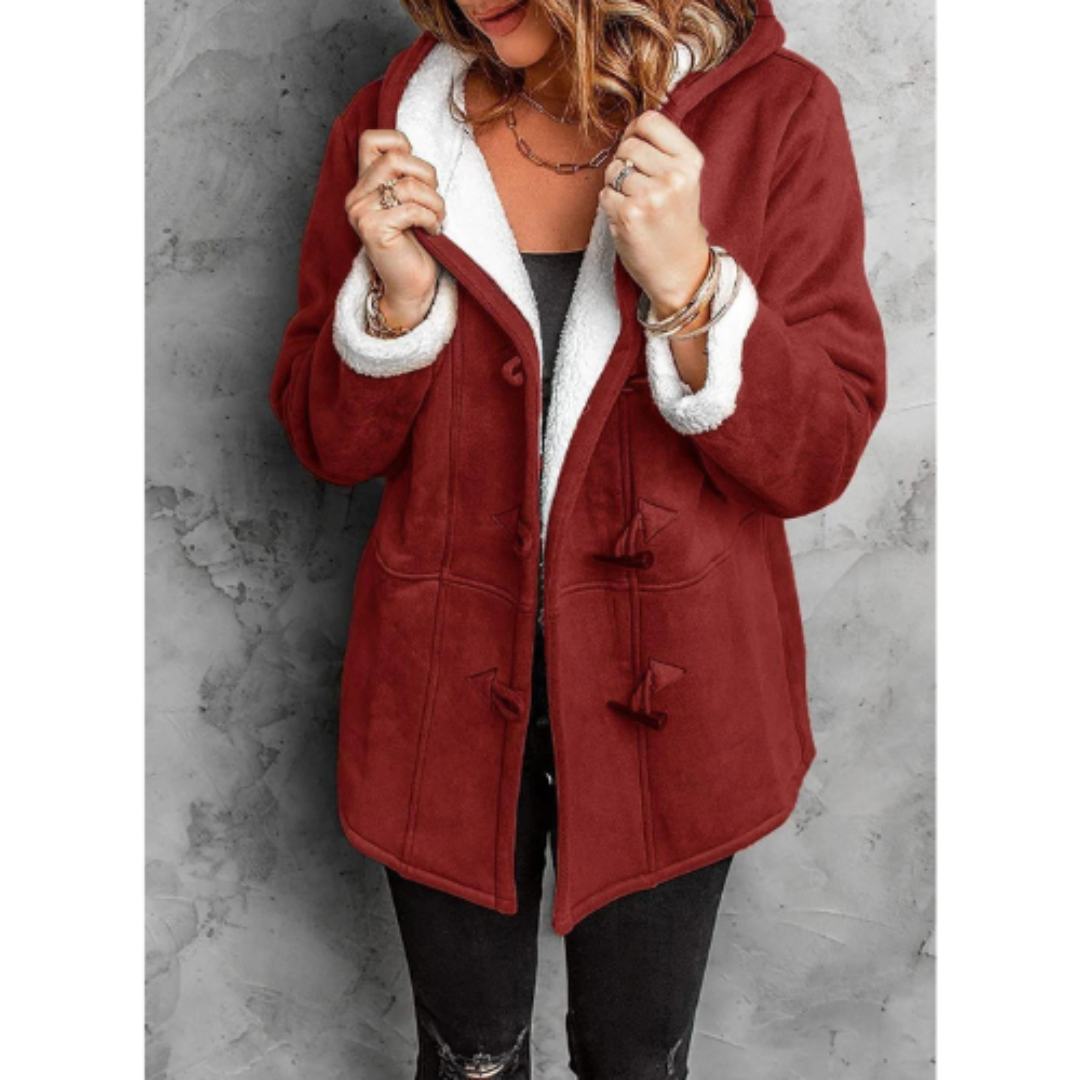 EB | Damen Warme Kapuze Jacke - Winter
