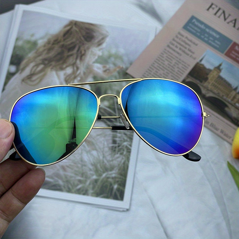 EB | Klassische Aviator-Sonnenbrille mit Goldenem Rahmen für Damen