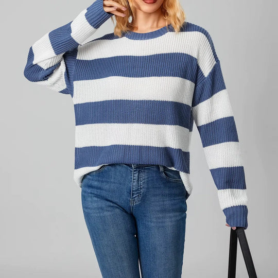 EB | Streifen Strickpullover