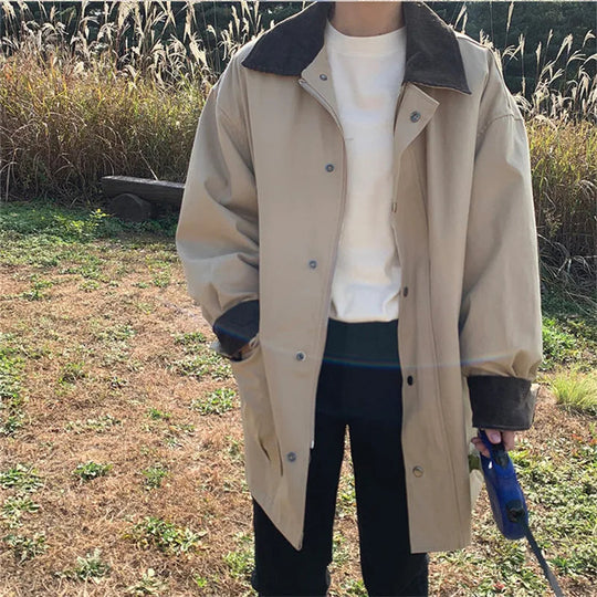 EB | im Vintage-Stil mit Umlegekragen und großen Taschen
