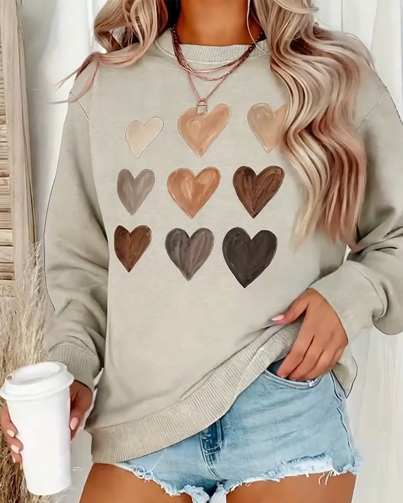 EB | Buntes Herzförmiges Pullover