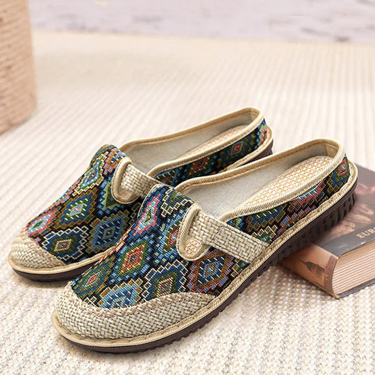 Ethnischer Stil Bequeme Slipper EB